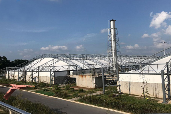 海南張拉膜結(jié)構(gòu)污水池反吊膜工程成本方面要考慮因素