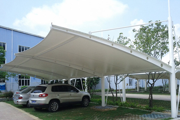 海南膜結(jié)構(gòu)停車棚定制（海口張拉膜廠家定做）流程
